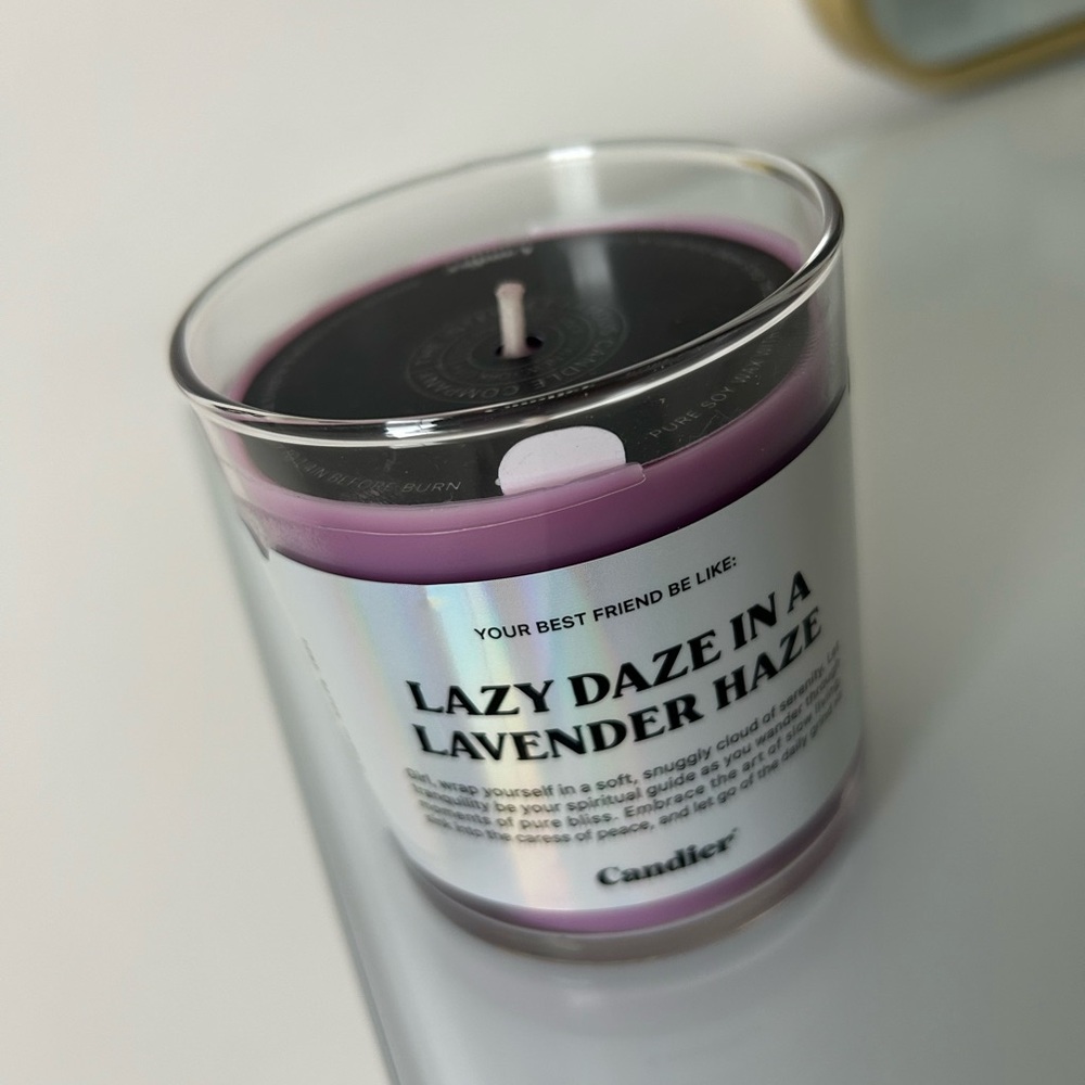 Ryan Porter Candier Lavender Haze Purple Candle